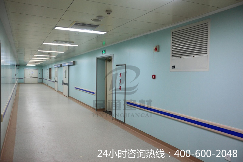 【寧夏】銀川市鐵路醫(yī)院pvc走廊護墻板，貨比三家優(yōu)選品通建材