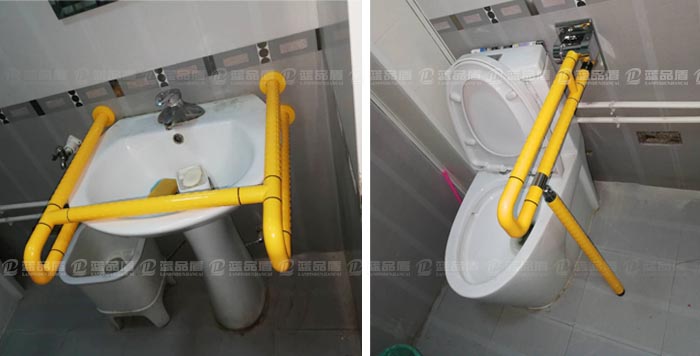【上?！考彝ビ脩舭惭b多款衛(wèi)生間扶手，給老人全方位的保護(hù)
